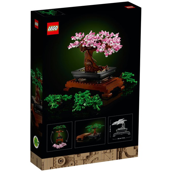 Bonsaï LEGO verso de la boîte