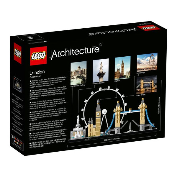 Londres - LEGO Architecture verso boite