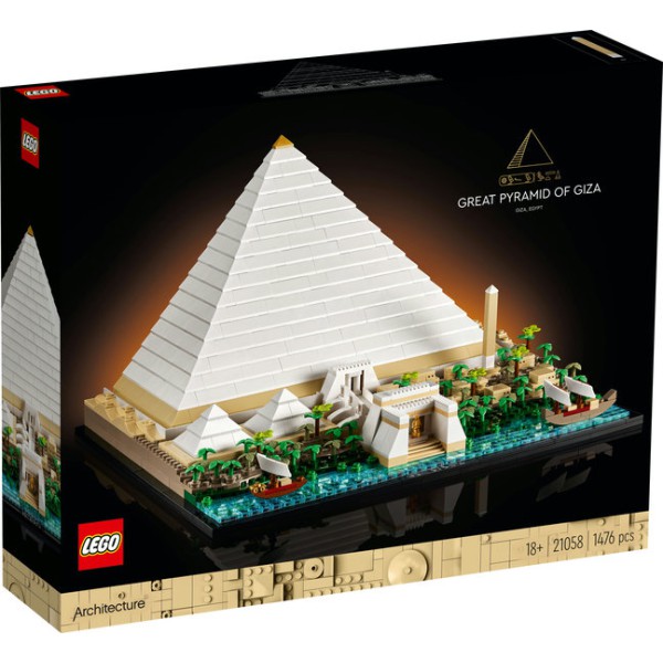 La grande Pyramide de Gizeh - LEGO Architecture recto boite