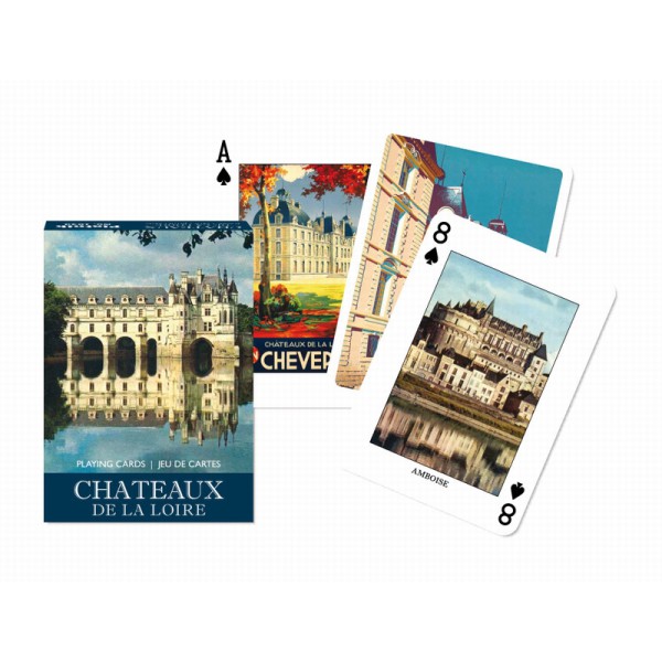 Châteaux de la Loire - Jeux de 54 cartes