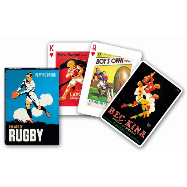 Rugby - Jeux de 54 cartes visuels cartes