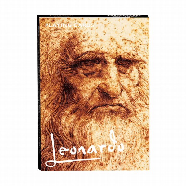 Leonard De Vinci - Jeux de 54 cartes dos des cartes