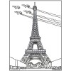 Tableau de velours - La Tour Eiffel  visuel noir et blanc
