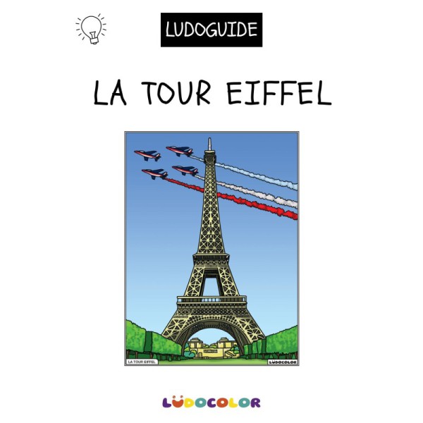 Tableau de velours - La Tour Eiffel ludoguide