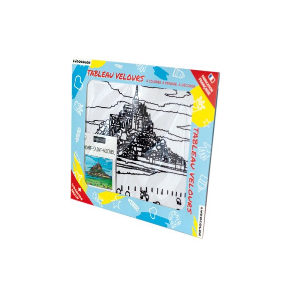 Tableau de velours - Le Mont Saint-Michel packaging
