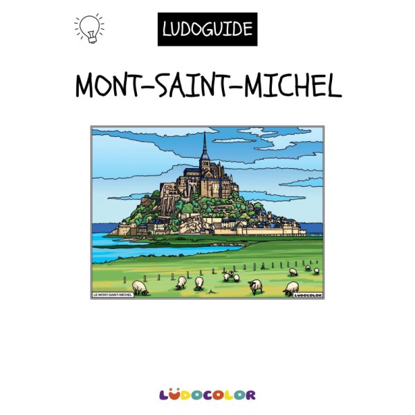 Tableau de velours - Le Mont Saint-Michel ludoguide