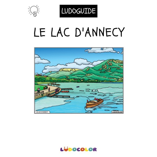 Tableau de velours - Le Lac d'Annecy ludoguide