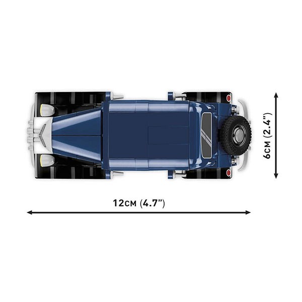 Citroën 1934 Traction Avant 7A - COBI visuel dimensions