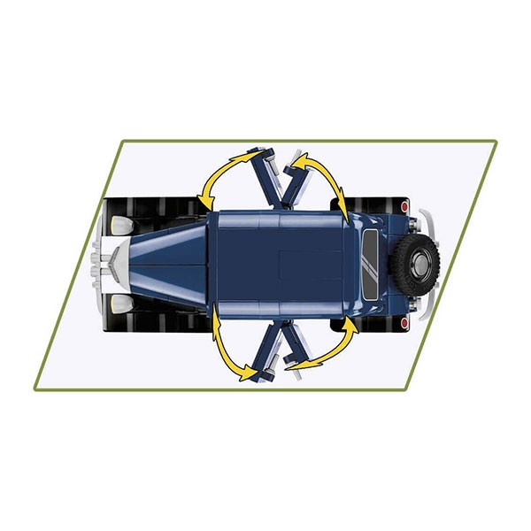 Citroën 1934 Traction Avant 7A - COBI visuel ouverture portes