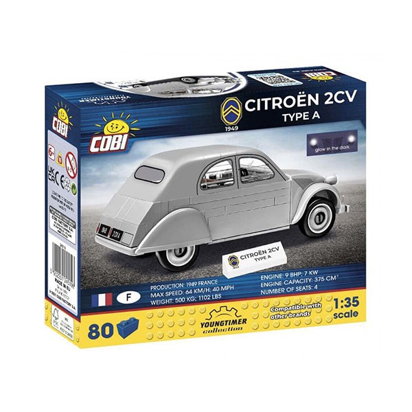 Citroën 1949 2CV Type A - COBI boite verso