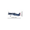 F4F Wildcat - COBI visuel dimensions