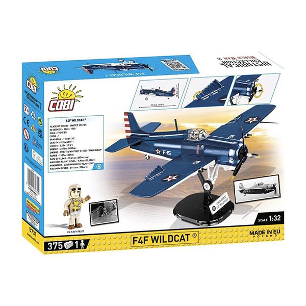 AVION F4F Wildcat - COBI Jeu d'assemblage pour seniors