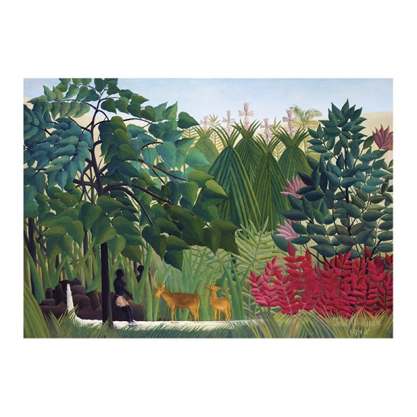 La Cascade, Le Douanier Rousseau 1000p visuel puzzle