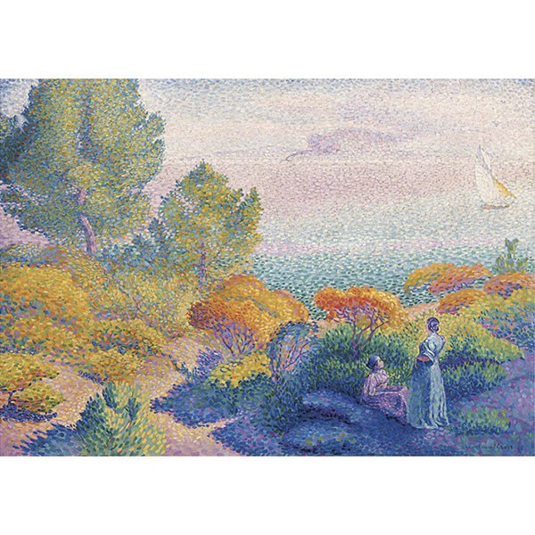 Deux Femmes au Bord du Rivage, Henri-Edmond Cross 1000p visuel puzzle