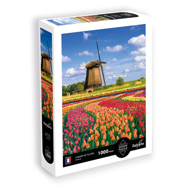 Champ de Tulipes - Hollande 1000p boite puzzle