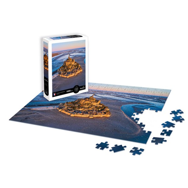 Le Mont Saint-Michel - Normandie 1000p boite + puzzle