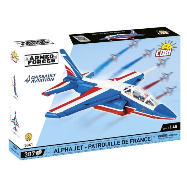Avion Alpha Jet 5841 Patrouille de France 388p