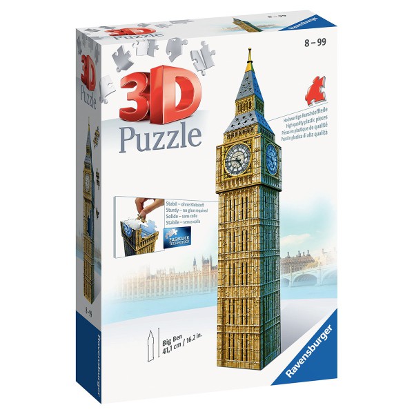 Big Ben 3D, boîte du puzzle