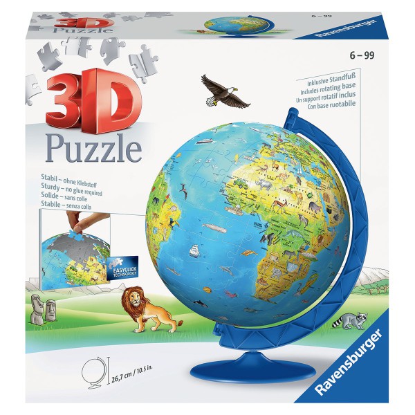 Globe 3D, boîte du puzzle 3D