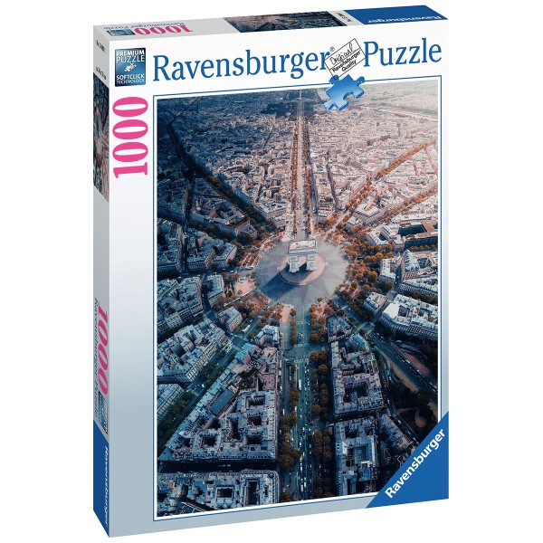 Paris, Vue d'en haut, Puzzle 1000p, Boîte du Puzzle