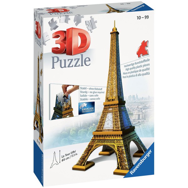 Tour Eiffel 3D, Boîte du puzzle 3D