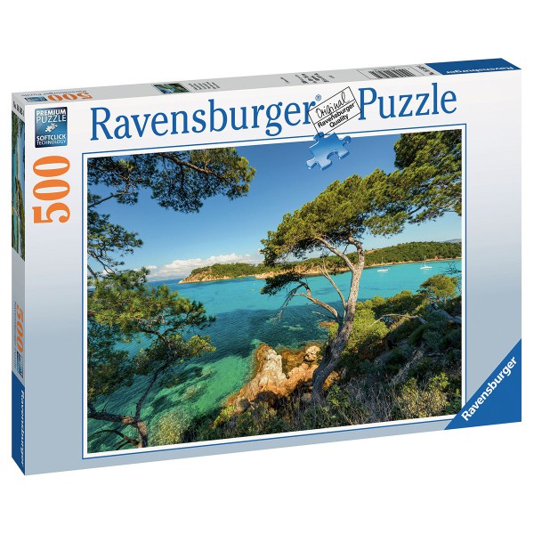 Vue sur la mer, Puzzle 500p, Boîte du puzzle