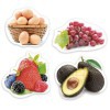 Maxi Puzzle 3 ou 4 pièces XXL Oeufs, Raisin, Fruits rouges, Avocats