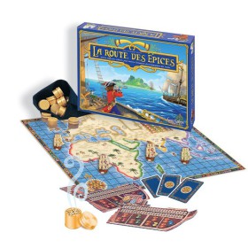 La route des épices, boite du jeu et plateau