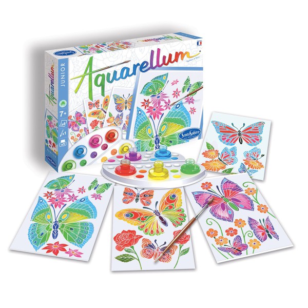 Aquarellum Junior Papillons et fleurs
