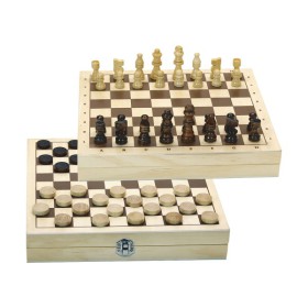 Dames et échecs coffre réversible, plateau dames et échecs