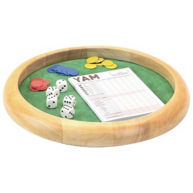 Piste de Dés + Jeu YAM, piste de jeu, dés, bloc de score