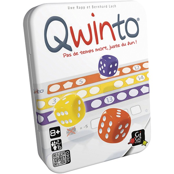Qwinto, boite du jeu