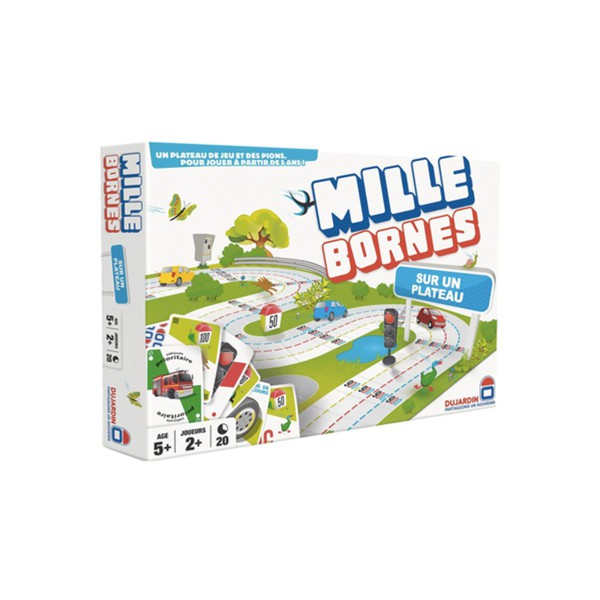 Mille bornes sur un plateau, boite du jeu