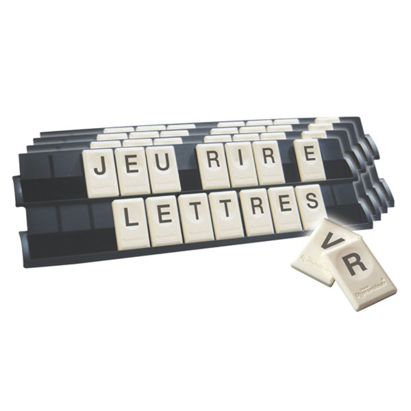 Rummikub lettres, chevalet et pions