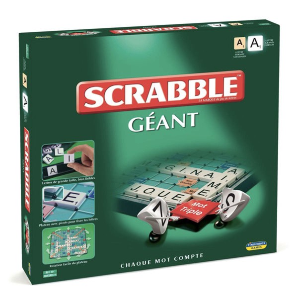 Scrabble géant, boite du jeu 