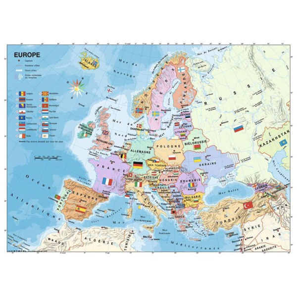 Carte d'Europe Puzzle 200p XXL