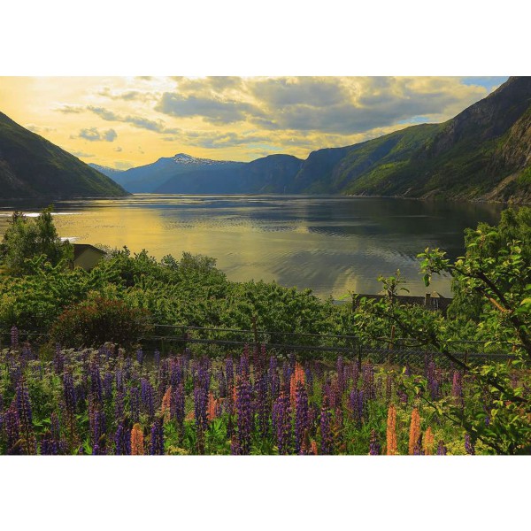 Fjord en Norvège, puzzle 1000p