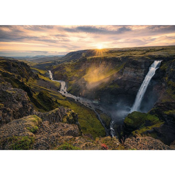 La cascade Haifoss, Islande 1000p