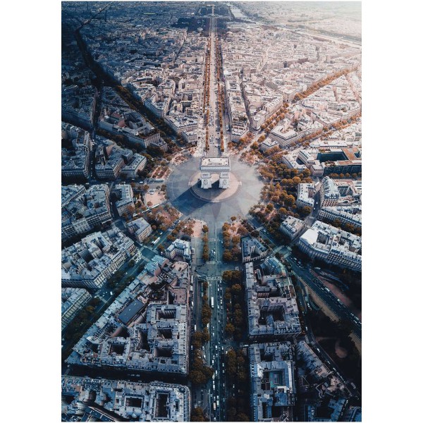 Paris, Vue d'en haut, Puzzle 1000p, Image du puzzle 