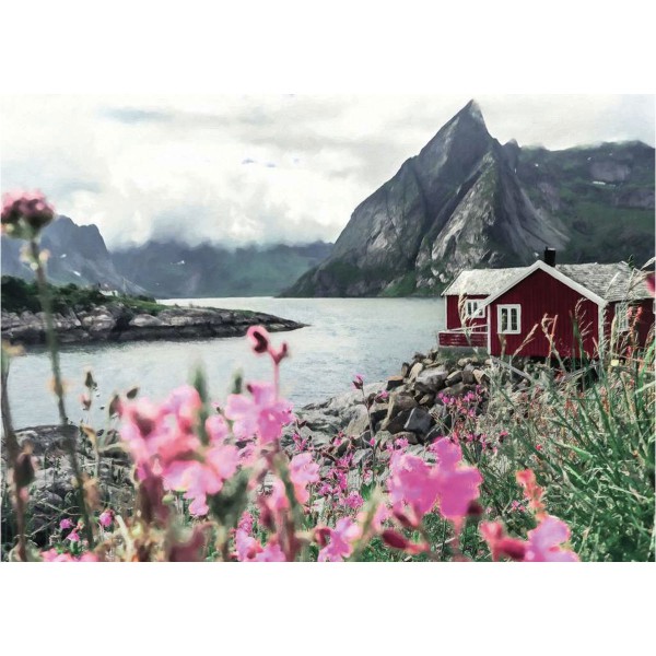 Reine Lofoten, Norvège, Puzzle 1000p