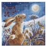 Kit broderie diamant 30x30cm, Lapin clair de lune, Visuel 2